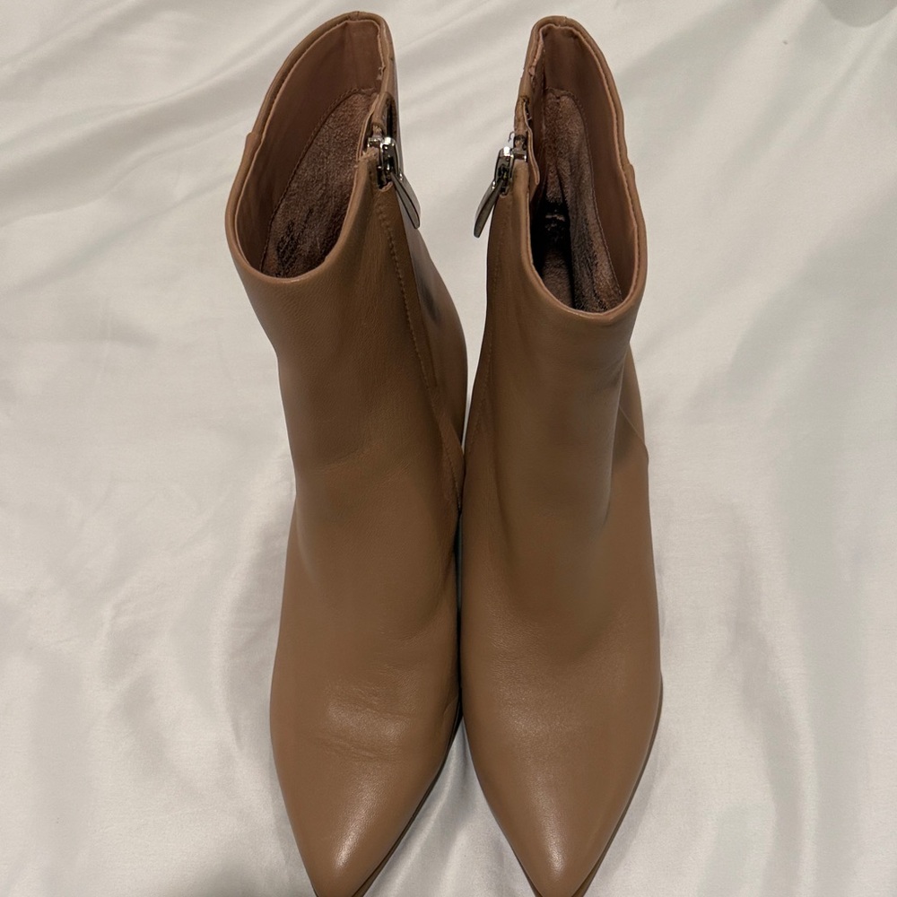 Nordstrom Tan Wedge Ankle Boots